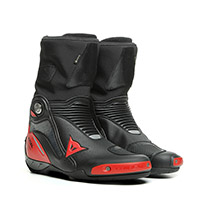 Stivali Dainese Axial Gore-tex Nero Rosso Lava