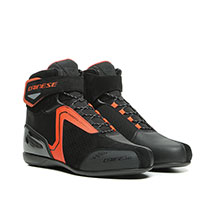 Dainese Energyca Air Schuhe schwarz fluo rot