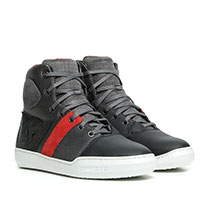 Zapatos Dama Dainese York Air phantom rojo