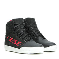 Zapatos Dama Dainese York D-Wp negro rojo