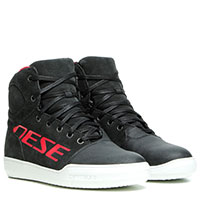Dainese York D-wp Shoes Black Carbon Red