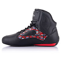 Chaussures Alpinestars FQ20 Faster 3 Rideknit noir rouge - 3