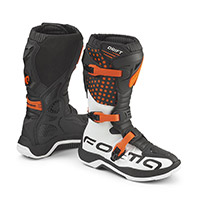 Botas nino Forma Drift negro naranja blanco