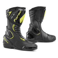 Botas Forma Freccia Negro Amarillo Fluo