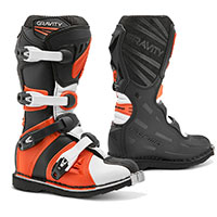 Stivali Bimbo Forma Gravity Nero Arancio Bimbo