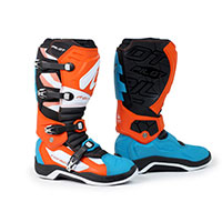 Botas Forma Pilot blanco naranja agua