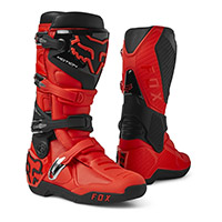 Fox Motion Boots Red Fluo