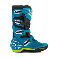 Botas Fox Youth Comp azul amarillo