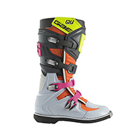 Gaerne GXJ Kinderstiefel weiß anthrazit orange