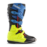 Gaerne Gxj Kid Boots Black Blue Yellow Fluo Kid