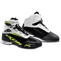 Ixon Bull Wp Shoes Black White Yellow Fluo