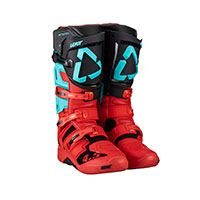 Botas Leatt 4.5 2023 rojo aqua