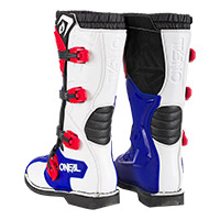 O Neal Rider Pro Boots Blue Red White
