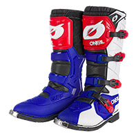 O Neal Rider Pro Stiefel blau rot weiß