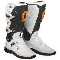 Scott 550 Mx Boot White