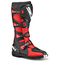 Sidi Agueda Botas negro rojo