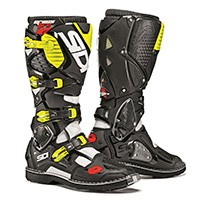 SIDI Crossfire 3 Blanco Negro Amarillo Fluo