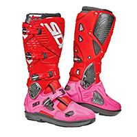 Stivali Sidi Crossfire 3 Srs Limited Edition Rosso Rosa