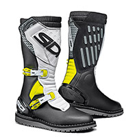 Sidi Trial Zero.2 Boots Black White Yellow
