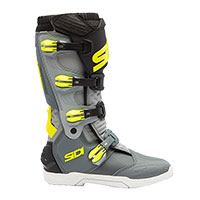 Stivali Sidi X Power Sc Grigio Giallo Fluo - img 2