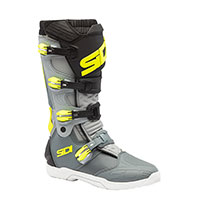 Stivali Sidi X Power Sc Grigio Giallo Fluo