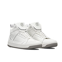 Xpd Moto-1 Leather Sneakers Lady Shoes White
