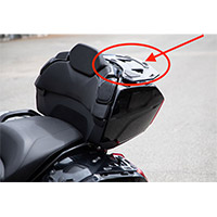 Portaequipajes trasero Isotta BMW K 1600 negro