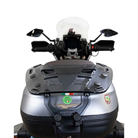 Isotta Plexy Rear Rack Moto Guzzi V100 Light Smoke