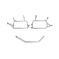 Soporte Lateral Loboo R1200GS/R1250 GS ADV plateado