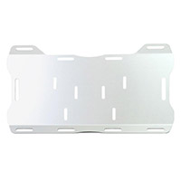 Unit Garage Al13 Rear Rack Plate Black