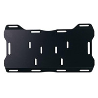 Unit Garage Al13 Rear Rack Plate Black