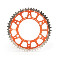 Rueda trasera naranja Innteck Racing Fusion Twin Ring