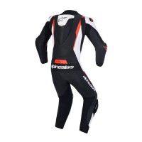 Tuta Alpinestars Missile V3 Bianco Rosso Fluo - img 2