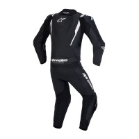 Tuta Alpinestars Missile V3 2pc Nero Bianco - img 2