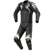 Alpinestars Atem V4 2pc レザー スーツ ブラック グレー