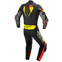 Alpinestars Atem V4 Lederanzug rot fluo gelb - 2