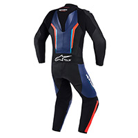 Traje Alpinestars GP Force V2 negro azul rojo fluo - img 2