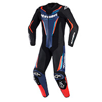 Traje Alpinestars GP Force V2 negro azul rojo fluo