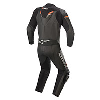 Combinaison Alpinestars Gp Force Chaser noir rouge fluo - 2