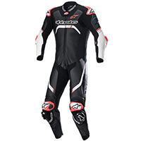 Combinaison Alpinestars GP Tech V4 rouge fluo jaune