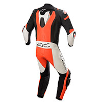 Combinaison Alpinestars Missile V2 Ignition Blanc Rouge