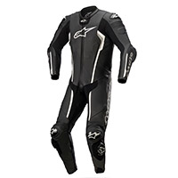 Combinaison En Cuir Alpinestars Missile V2 Noir Blanc