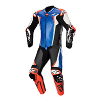 Combinaison Alpinestars Racing Absolute V2 Bleu Noir Rouge