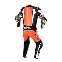 Traje Alpinestars Racing Absolute V2 rojo fluo