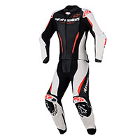 Traje Divisible Alpinestars Stella GP-R7 blanco rojo fluo