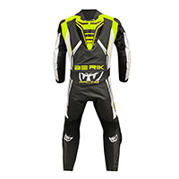 Traje de carreras Berik Gp Race negro amarillo fluo