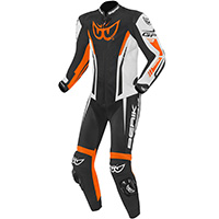 Traje Berik Monza 2.0 negro naranja blanco