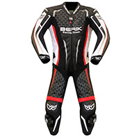 Berik Racing T Suit Black White Red Fluo