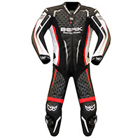 Tuta Intera Berik Racing T Nero Bianco Rosso Fluo