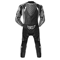 Tuta Intera Berik Racing T Nero Argento